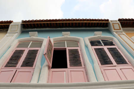 Colorful windows in the city - Kuala Lumpur Malaysia Asia