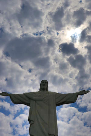 Christ the Redeemer - Corcovado Rio de Janeiro Brazilのeditorial素材