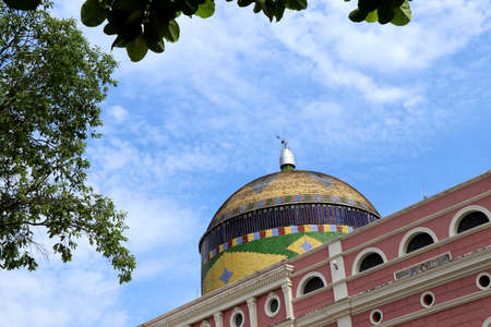 Amazon Theater (Teatro Amazonas) - Manaus, Brazilの写真素材