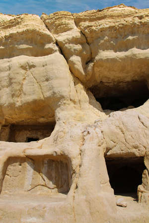 Matala beach - Crete, Greece, Europeの写真素材