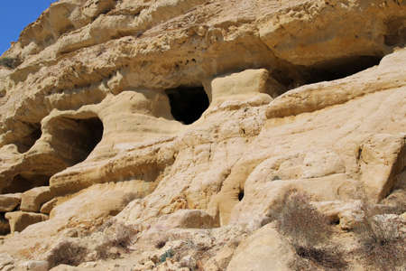 Matala beach - Crete, Greece, Europeの写真素材