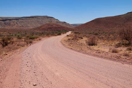 beautiful landscape view in Namibia - Africaの写真素材