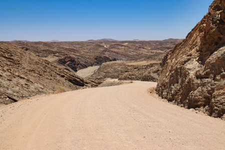 beautiful landscape view in Namibia - Africaの写真素材