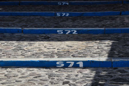 Thira (Fira) - Santorini Island, Greece, Europeの写真素材