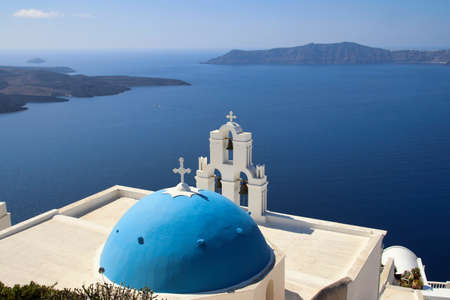 Thira (Fira) - Santorini Island, Greece, Europeの写真素材