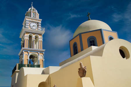 Thira (Fira) - Santorini Island, Greece, Europeの写真素材