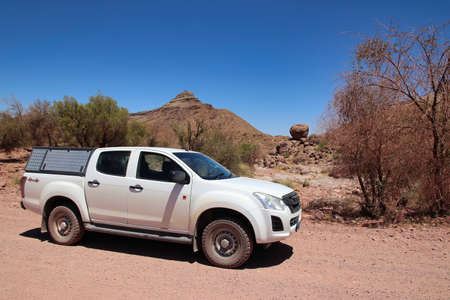 beautiful landscape view in Namibia - Africaのeditorial素材
