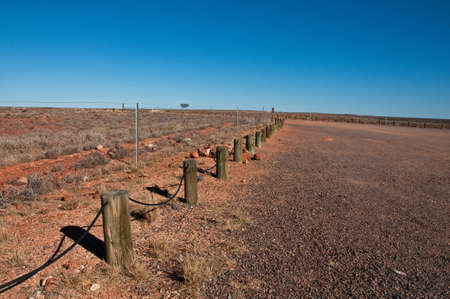 Fences in the australia outback, northern Territory