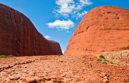 view of Kata Tjuta, australian red centerの写真素材