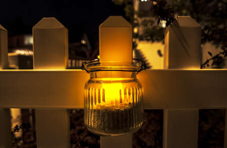 candel light during an american celebration