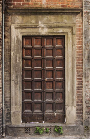 italian door in small village, Italyの写真素材