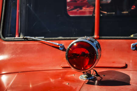 SACO MAINE - JULY 27: old american car in a annual exhibition on July 27, in Saco ME