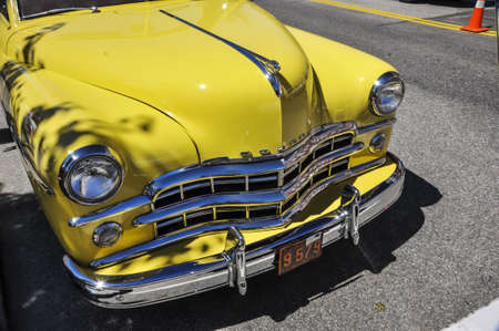 SACO MAINE - JULY 27: old american car in a annual exhibition on July 27, in Saco MEのeditorial素材