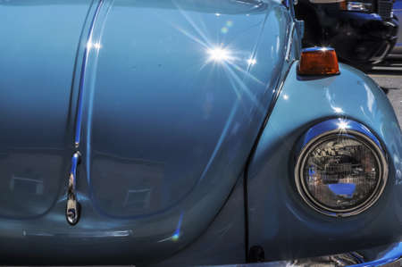 SACO MAINE - JULY 27: old american car in a annual exhibition on July 27, in Saco MEのeditorial素材