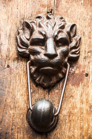 knocker on old italian door