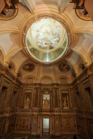 inside the Caserta Royal Palace, Italyのeditorial素材