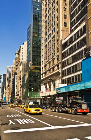 NEW YORK CITY - JULY 16  view of the streets and the life on July 16, 2008 in New York City, Usaのeditorial素材