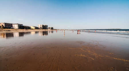OLD ORCHARD BEACH - JULY 22: seascape on the Maine coastline on July 22, Old Orchard Beach, Maine 2012のeditorial素材