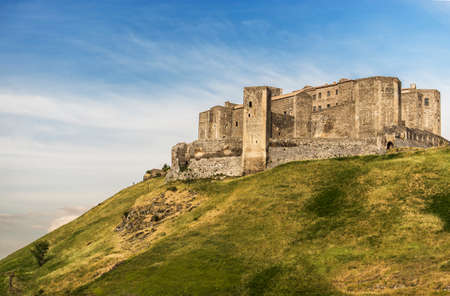 Old and picturesque castle in the small town of Melfi, Italyのeditorial素材