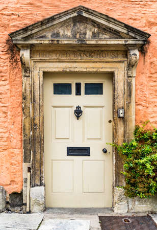 British door in an old village in south of Englandのeditorial素材