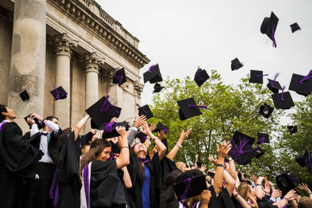 PORTSMOUTH - JULY 20: graduation ceremony at Portsmouth University on July 20, 2015 in Portsmouth, UKのeditorial素材