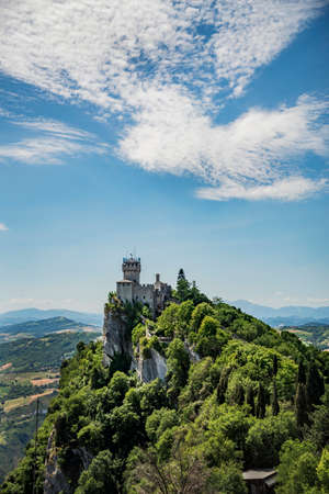 Rocca della Guaita, castle in San Marino republicのeditorial素材