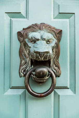 Detail of Front Door of a New England house in Portsmouth, New Hampshireの写真素材