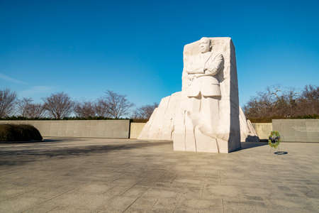 Martin Luther King Junior Memorial in Washington DC, USAのeditorial素材