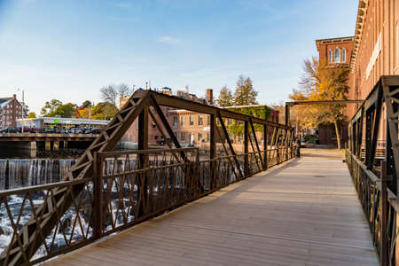 The old mill at Dover in New Hampshire, New England USAのeditorial素材