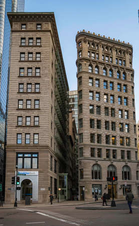 BOSTON, MA - OCTOBER 30, 2018: Modern buildings in the city of Boston, Massachusetts USAのeditorial素材