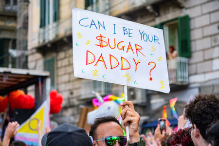 Some participants in Gay Pride every year brings together thousands of gay people and not to claim...
