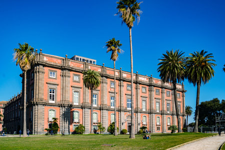 Capodimonte Museum. Art museum located in the Palace of Capodimonte, a grand Bourbon palazzo in Naples, Italy.の写真素材
