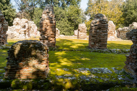 The archaeological city of Cuma first ancient Greek colony on the Italian Peninsula, near Naples. Italyの写真素材