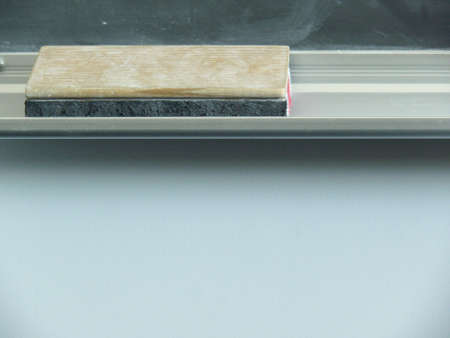 close-up of blackboard eraserの写真素材