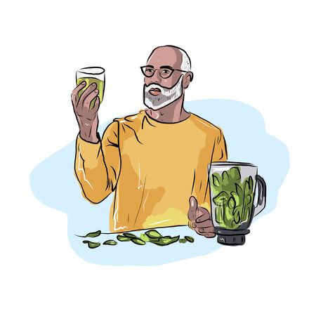 Man Holding a Bowl of Fresh Vegetablesの写真素材