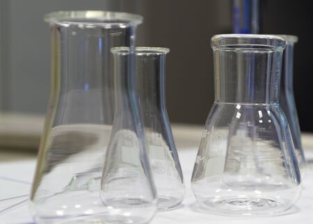 Erlenmeyer flasksの写真素材