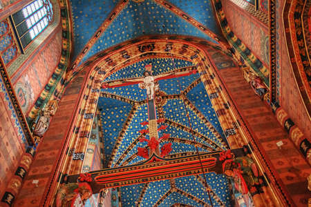 Church of the Assumption of the Blessed Virgin or St. Marysの写真素材