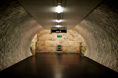 Tunnel in Lisbon?s Subway