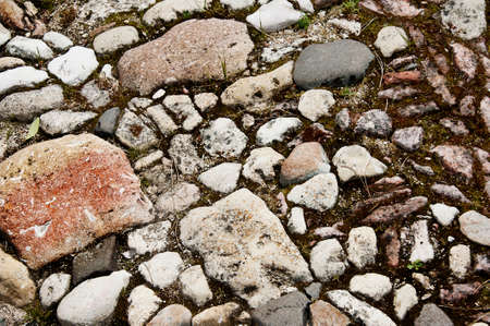 Stony ground textureの写真素材