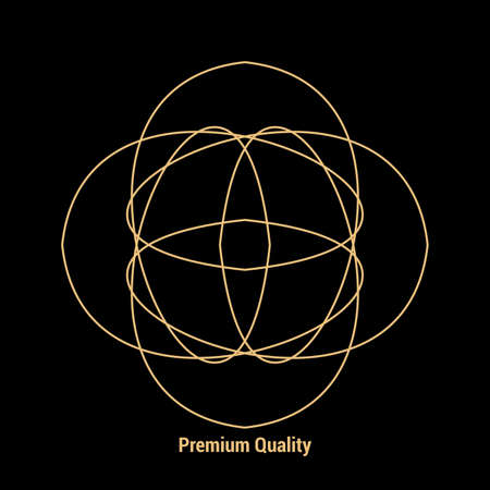 template design. Ornamental monogram.のイラスト素材