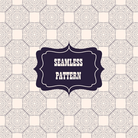Vector seamless pattern. Decorative design template.のイラスト素材