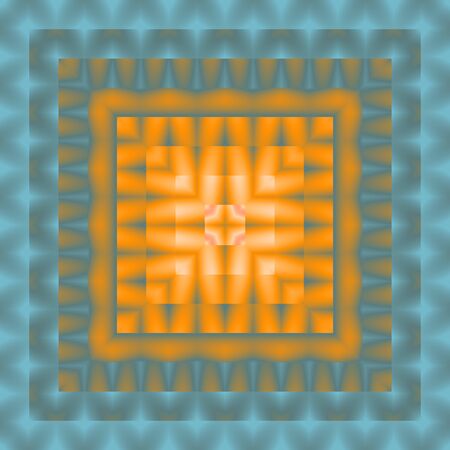 Bright, psychodelic seamless pattern. Mosaic decorative design template. Geometric abstract...