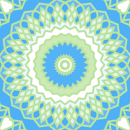 Seamless pattern in arabic style. Muslim, eastern, oriental colorful background. Vector illustration.のイラスト素材