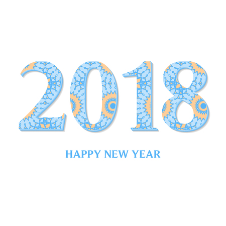 Creative 2018 illustration.のイラスト素材