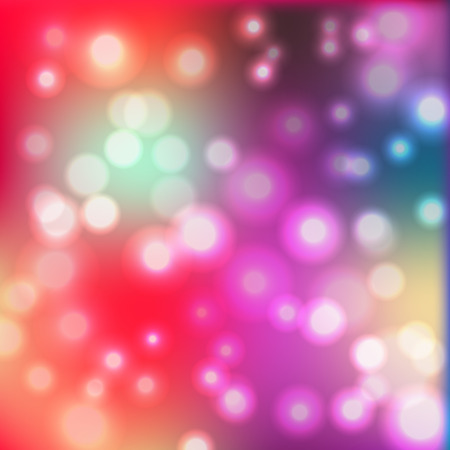 Bright bokeh background. Vector, festive, shiny, defocused illustration.のイラスト素材