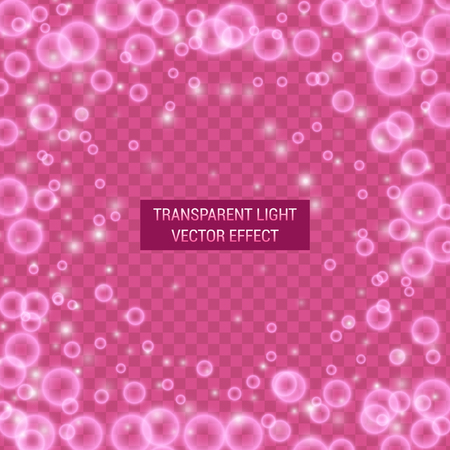 Pink with bubbles presentation template.のイラスト素材