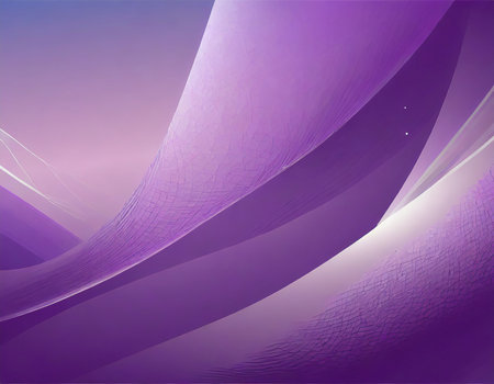 abstract background with smooth lines in purple colors, vector illustration.の素材