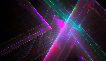 Abstract fractal. Fractal art background for creative design. Decoration for wallpaper, desktop, poster, cover booklet. Print for clothes, t-shirt. Creative illustration for designの素材