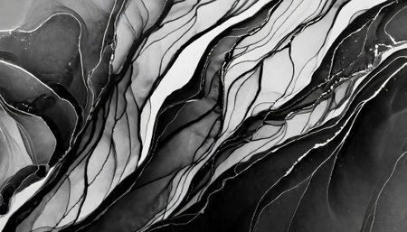 Black and white abstract background. Monochrome texture. Image includes a effect the black and white tones.の素材