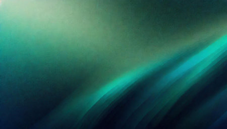 abstract background with smooth lines in blue and green colors, copy spaceの素材